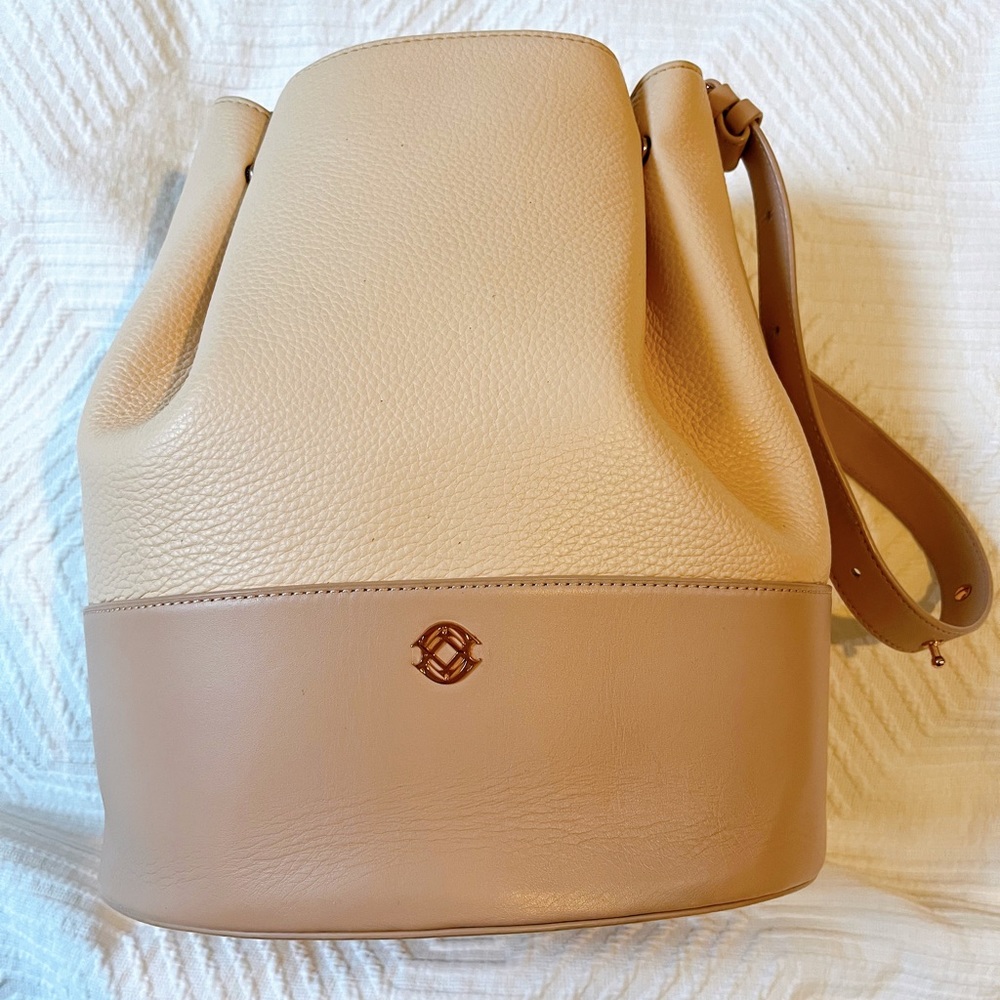 Dagne Dover Ava Bucket Bag blush pink